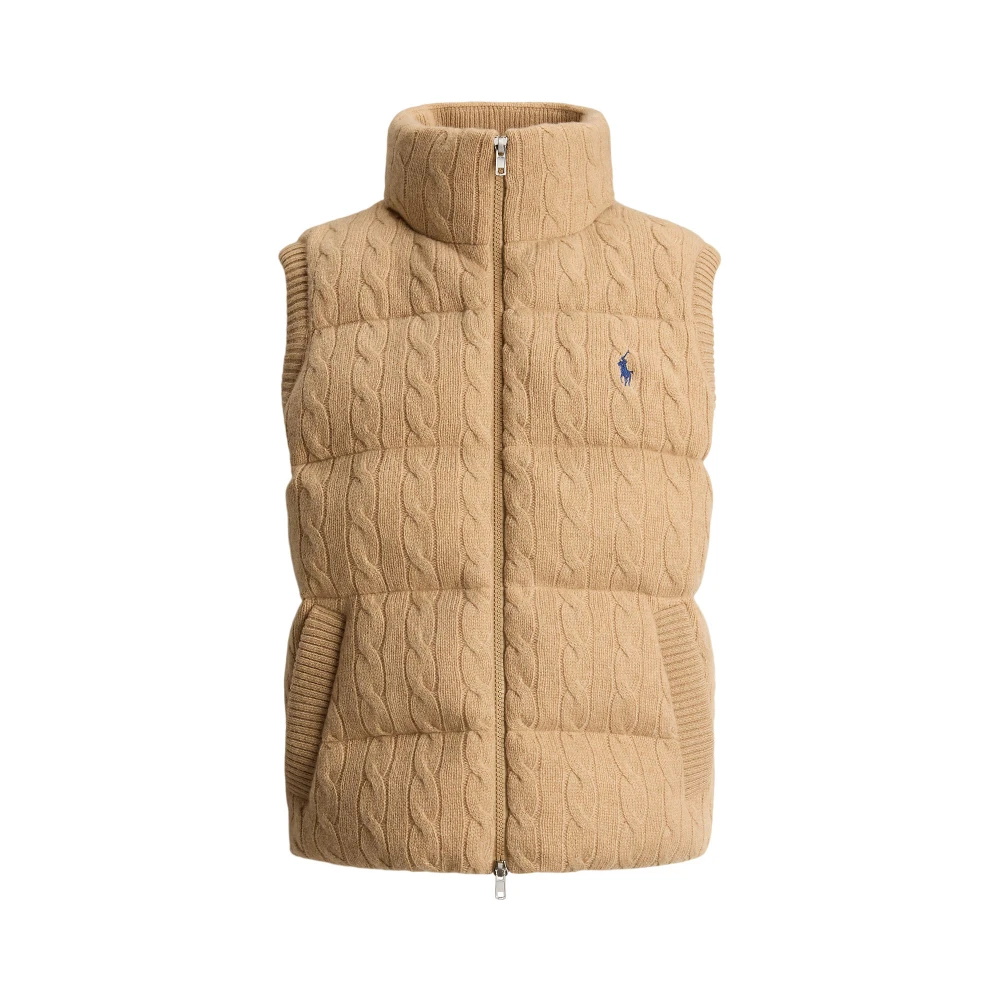 Γυναικείο Πλεκτό Γιλέκο Polo Ralph Lauren με Σχέδιο Cable Knit