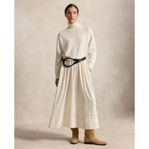 Γυναικείο Φόρεμα σε Γραμμή Α με Ζιβάγκο Polo Ralph Lauren