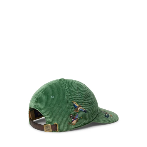Men's Woven Cap Polo Ralph Lauren with Embroidered Details