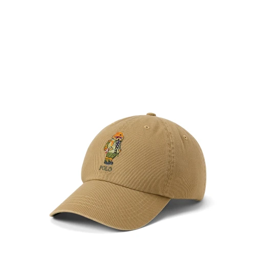 Men's Woven Cap Polo Ralph Lauren with Polo Bear
