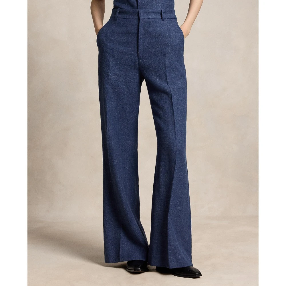 Γυναικεία Υφαντή Παντελόνα Καμπάνα Polo Ralph Lauren