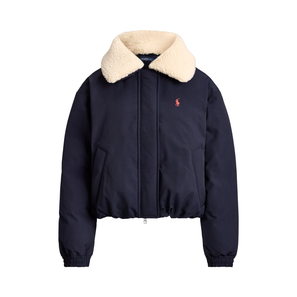 Γυναικείο Υφαντό Μπουφάν Polo Ralph Lauren με Γιακά από Sherpa