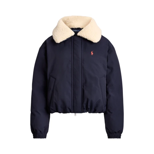 Γυναικείο Υφαντό Μπουφάν Polo Ralph Lauren με Γιακά από Sherpa