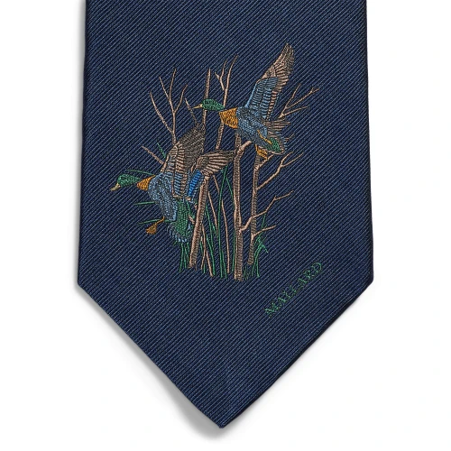 Men's Woven Neck Tie Polo Ralph Lauren with Duck Pattern