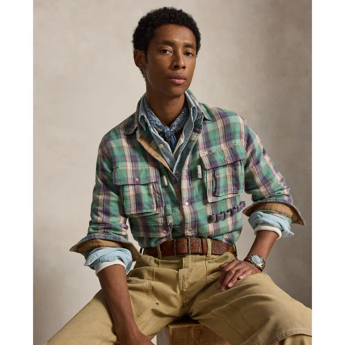 Ανδρικό Αθλητικό Πουκάμισο Polo Ralph Lauren με Τσέπες