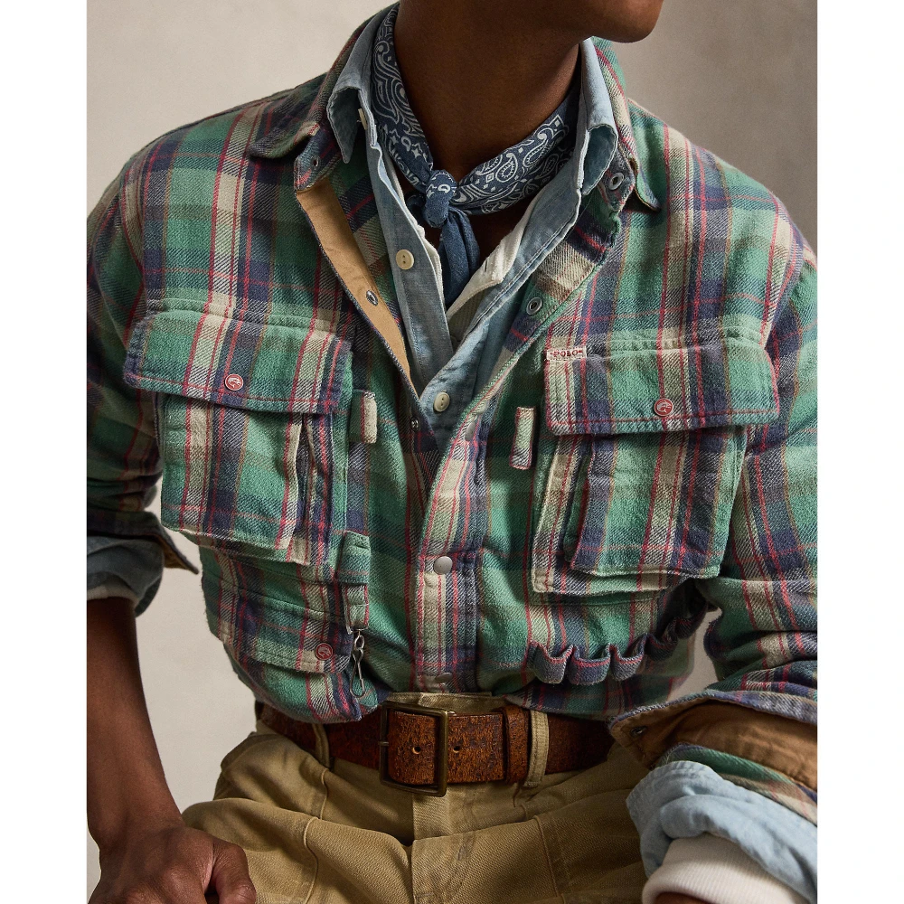 Ανδρικό Αθλητικό Πουκάμισο Polo Ralph Lauren με Τσέπες