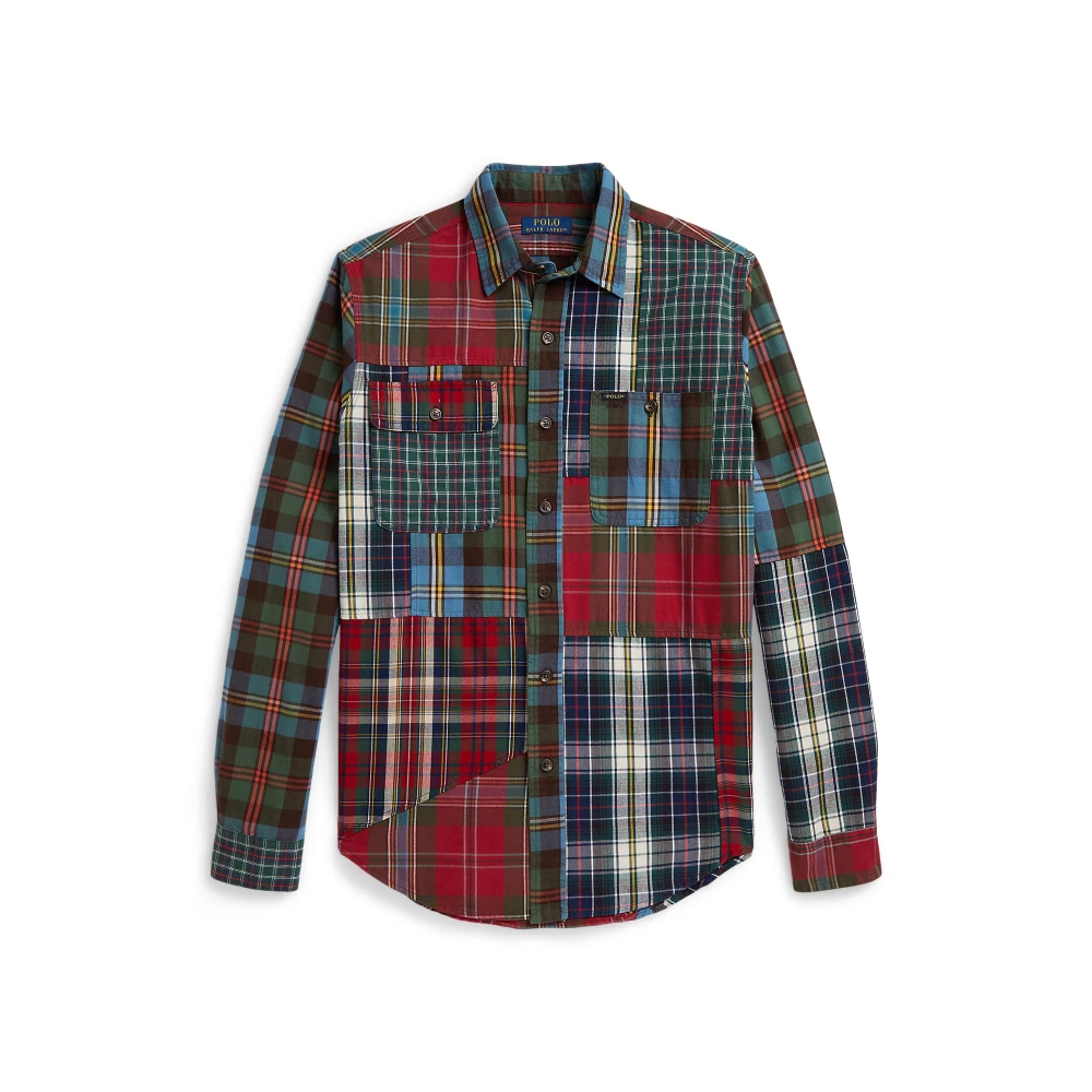 Ανδρικό Αθλητικό Πουκάμισο Polo Ralph Lauren με Σχέδιο Patchwork