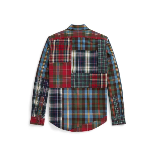 Ανδρικό Αθλητικό Πουκάμισο Polo Ralph Lauren με Σχέδιο Patchwork