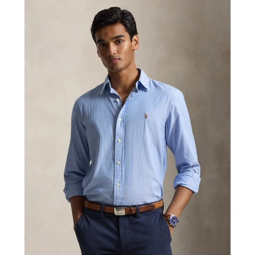 Ανδρικό Αθλητικό Πουκάμισο Polo Ralph Lauren με Ρίγες