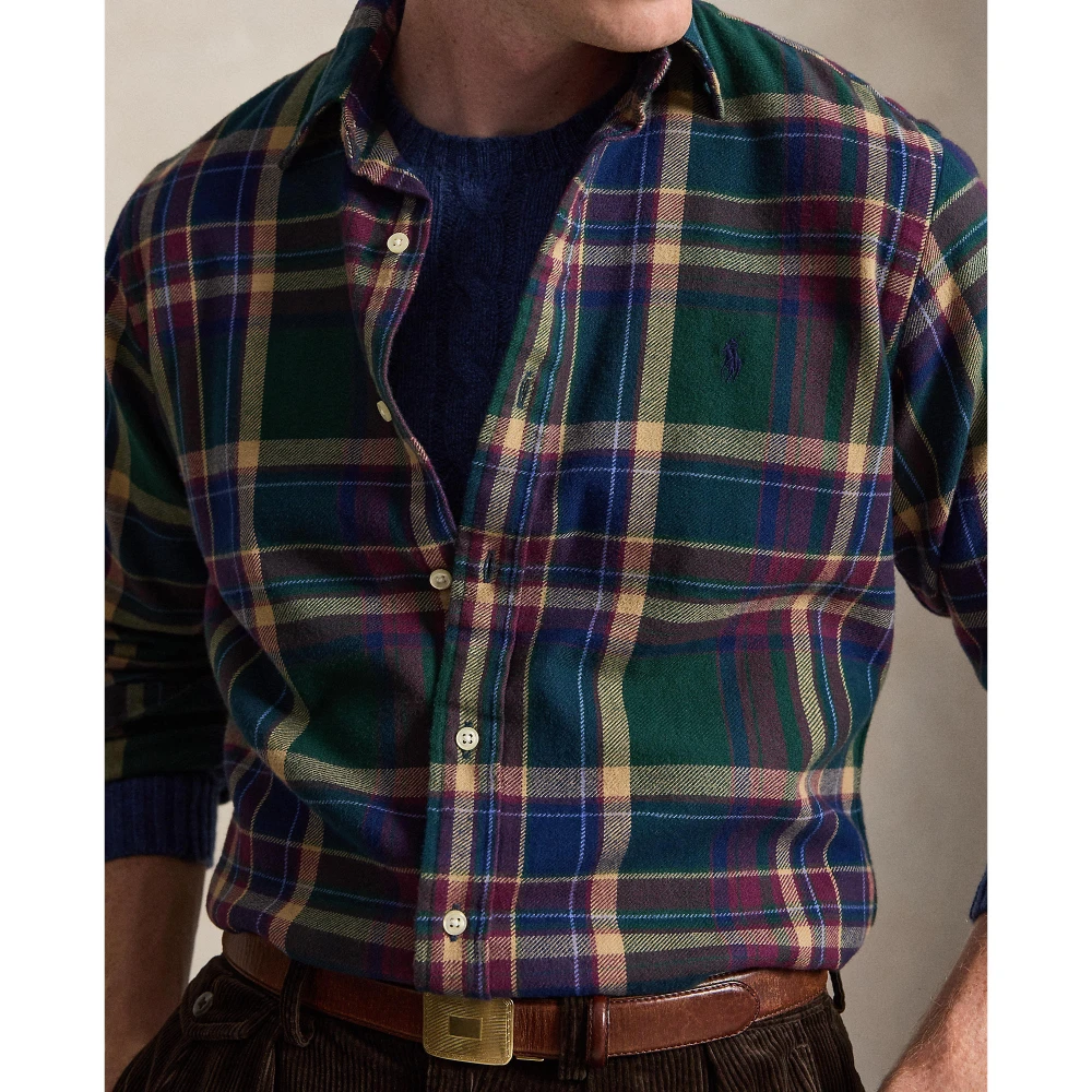Ανδρικό Αθλητικό Πουκάμισο Polo Ralph Lauren με Καρό Σχέδιο