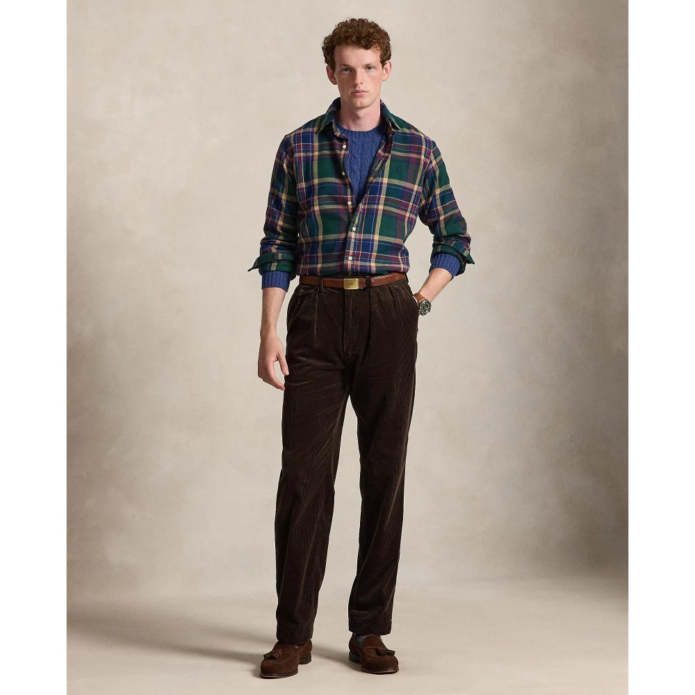 Ανδρικό Αθλητικό Πουκάμισο Polo Ralph Lauren με Καρό Σχέδιο
