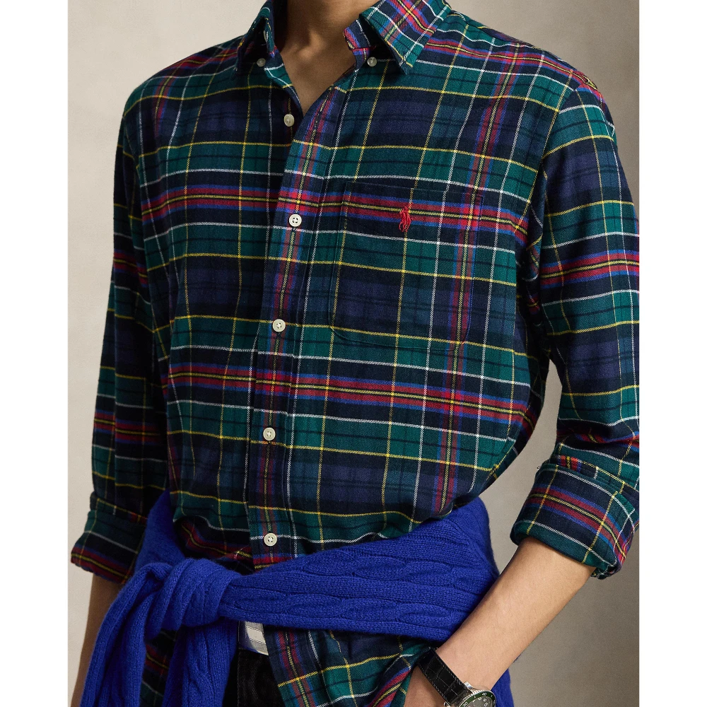 Ανδρικό Αθλητικό Πουκάμισο Polo Ralph Lauren με Καρό Σχέδιο