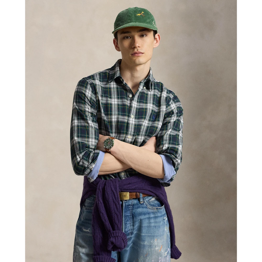 Ανδρικό Αθλητικό Πουκάμισο Polo Ralph Lauren με Καρό Σχέδιο