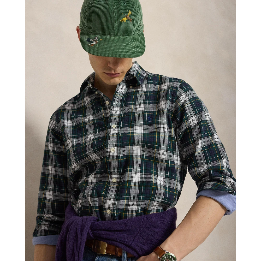 Ανδρικό Αθλητικό Πουκάμισο Polo Ralph Lauren με Καρό Σχέδιο