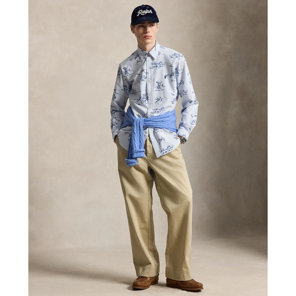Ανδρικό Αθλητικό Πουκάμισο Polo Ralph Lauren με Σχέδια