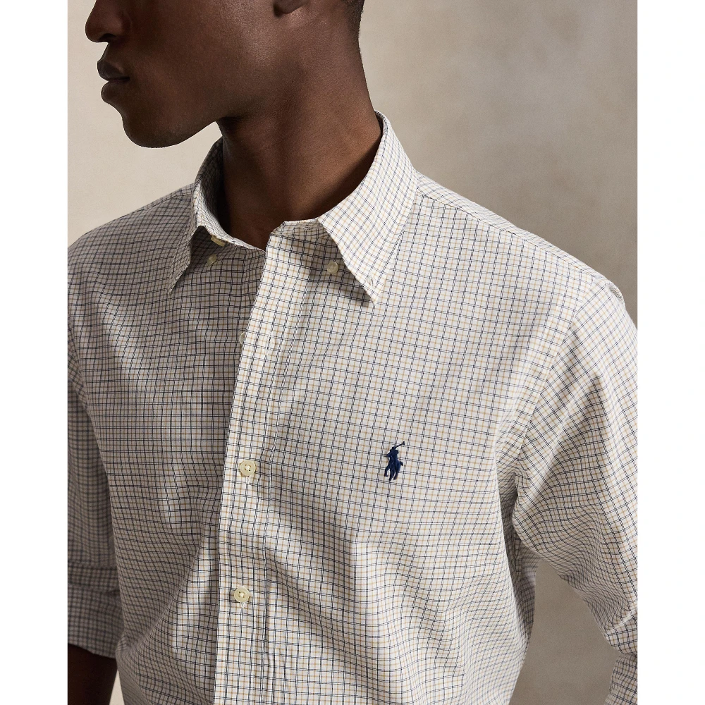 Ανδρικό Αθλητικό Πουκάμισο Polo Ralph Lauren με Καρό Σχέδιο