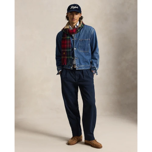 Ανδρικό Υφαντό Παντελόνι Polo Ralph Lauren με Πιέτες