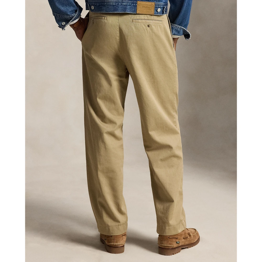 Ανδρικό Υφαντό Παντελόνι Polo Ralph Lauren με Πιέτες