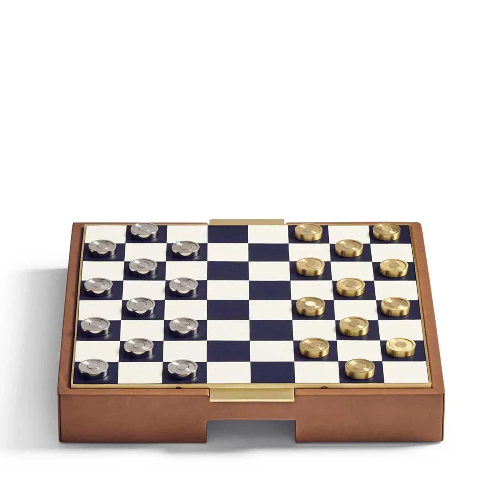 Επιτραπέζιο Παιχνίδι Σκάκι και Ντάμα 2σε1 Fowler Ralph Lauren Home