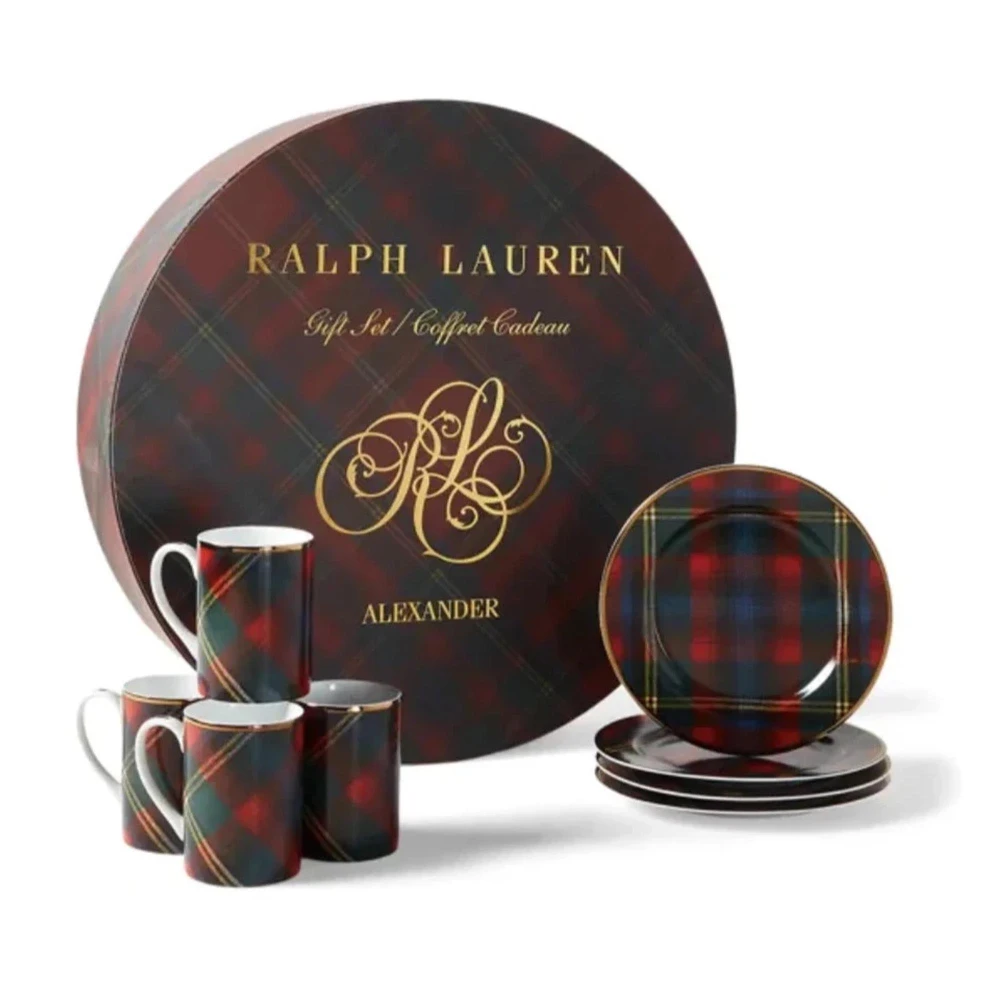 Κουτί Δώρου με Πιάτο και Κούπα Alexander Ralph Lauren Home