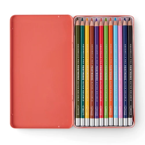 Aquarelle Color Pencils, 12 pack Printwork