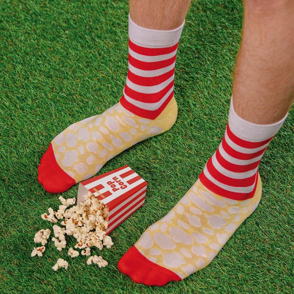 Unisex  Κάλτσες Pop Corn Eat My Socks