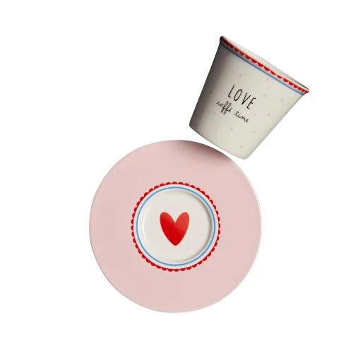 Σετ Πιάτο και Κούπα Love Blogo
