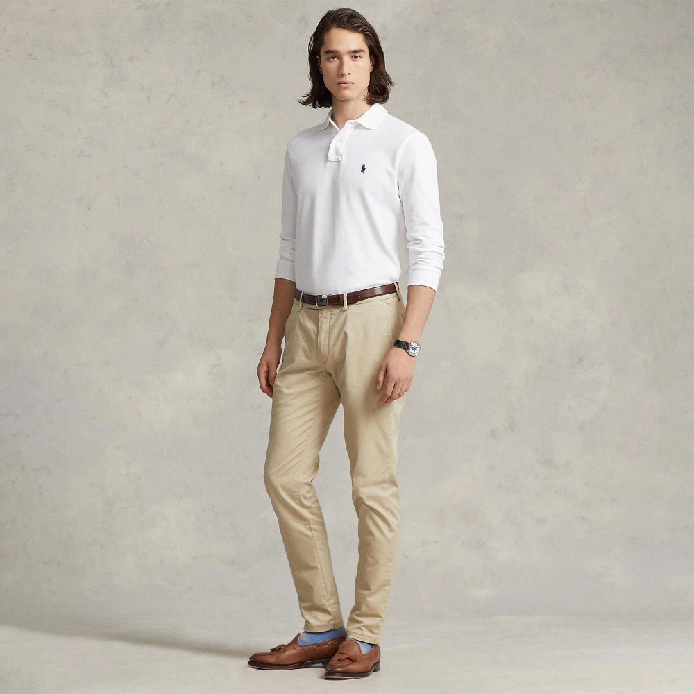 Ανδρική Μακρυμάνικη Μπλούζα Custom Slim Fit Polo Ralph Lauren