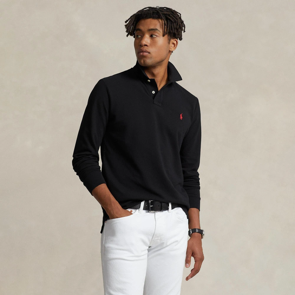 Ανδρική Μακρυμάνικη Μπλούζα Custom Slim Fit Polo Ralph Lauren
