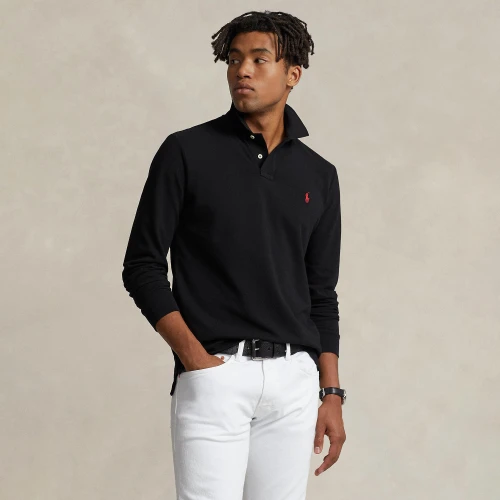 Ανδρική Μακρυμάνικη Μπλούζα Custom Slim Fit Polo Ralph Lauren