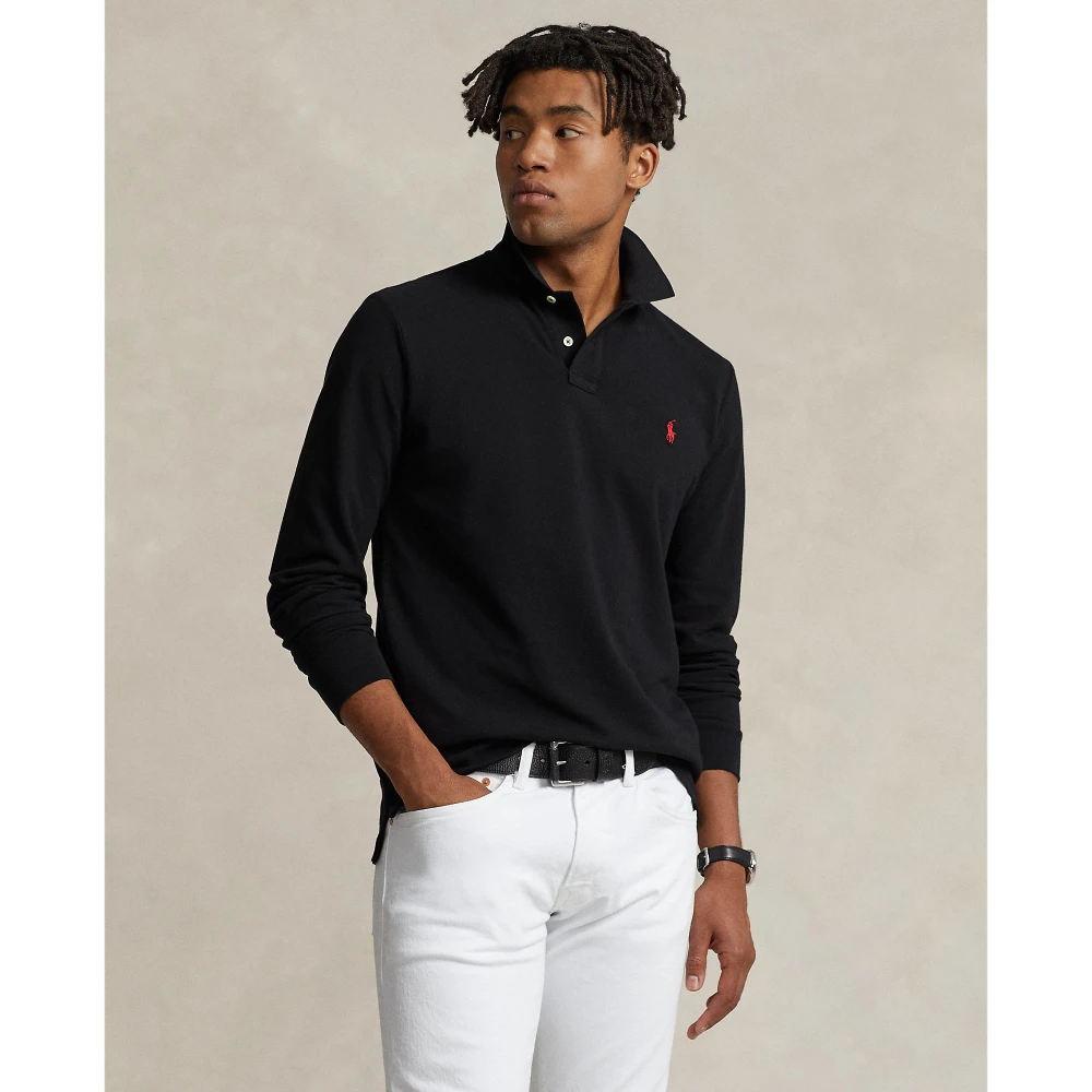 Ανδρική Μακρυμάνικη Μπλούζα Custom Slim Fit Polo Ralph Lauren