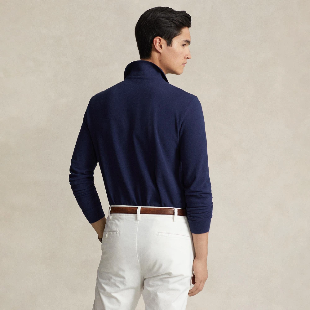 Ανδρική Μακρυμάνικη Μπλούζα Custom Slim Fit Polo Ralph Lauren
