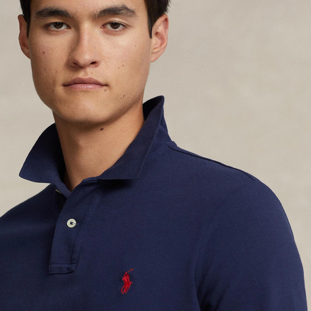 Ανδρική Μακρυμάνικη Μπλούζα Custom Slim Fit Polo Ralph Lauren