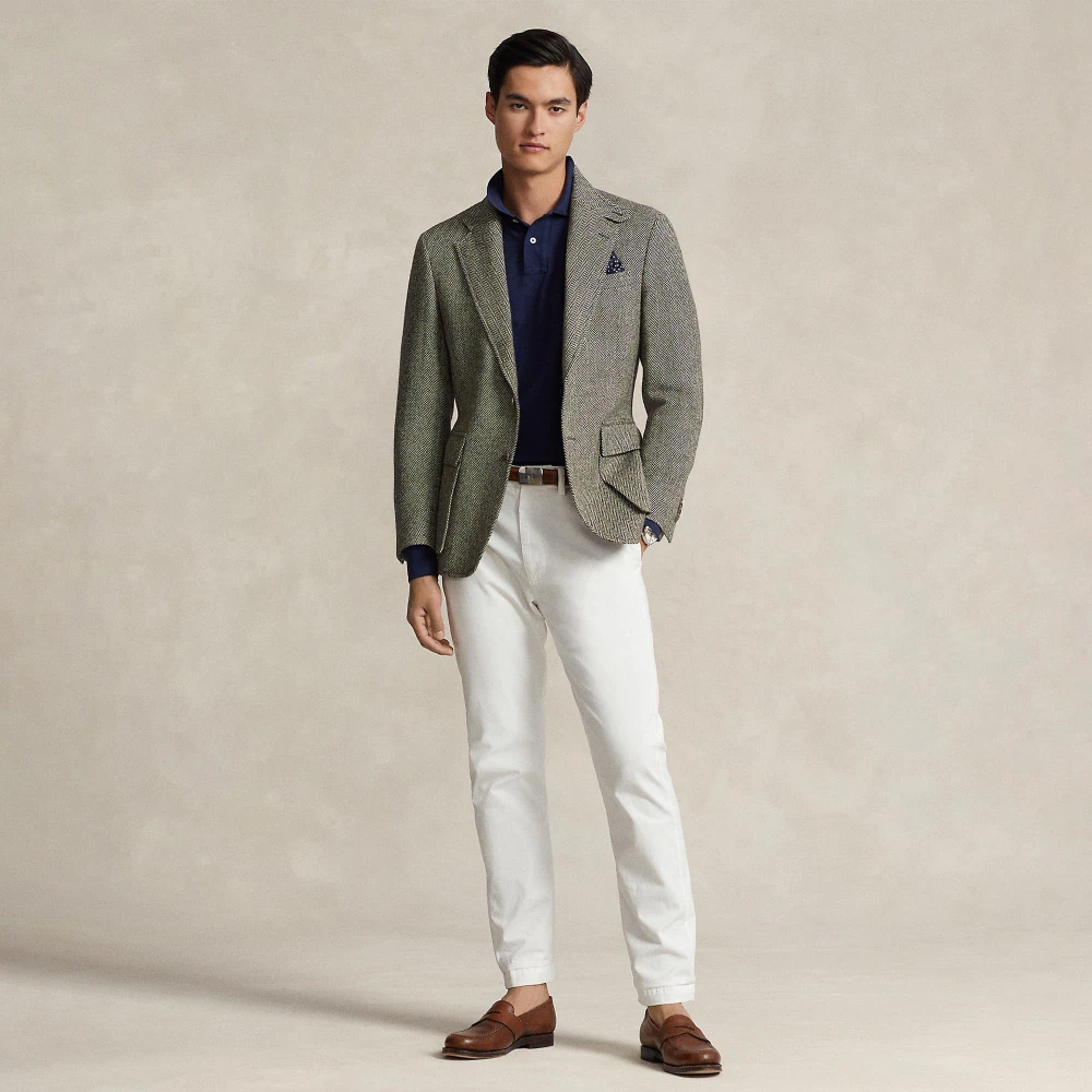 Ανδρική Μακρυμάνικη Μπλούζα Custom Slim Fit Polo Ralph Lauren