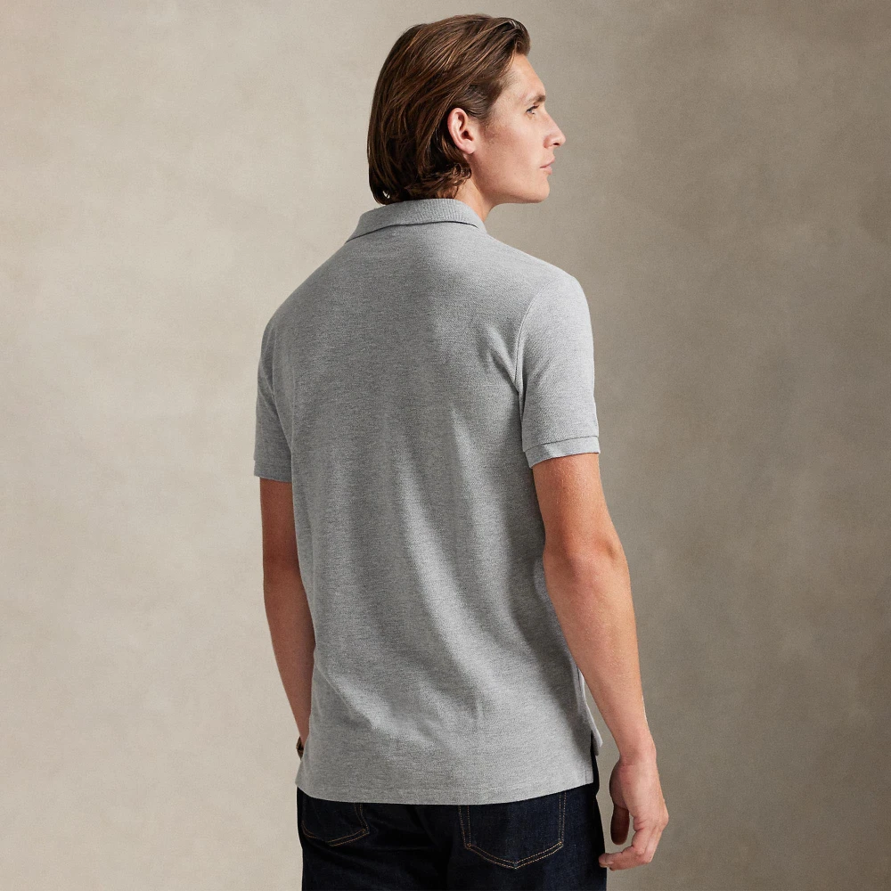 Ανδρική Μπλούζα The Iconic Mesh Polo Shirt Polo Ralph Lauren