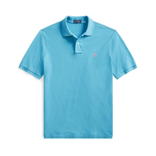 Ανδρική Μπλούζα The Iconic Mesh Polo Shirt Polo Ralph Lauren