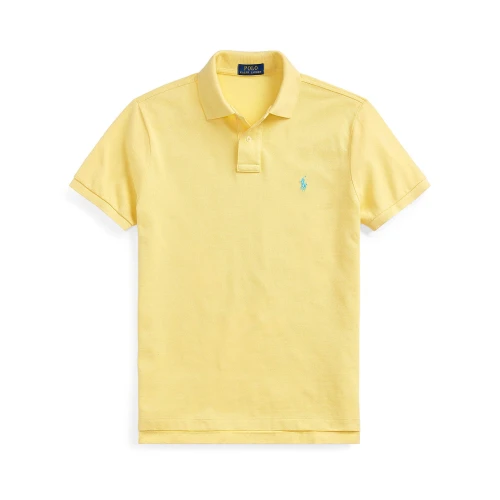 Ανδρική Μπλούζα The Iconic Mesh Polo Shirt Polo Ralph Lauren