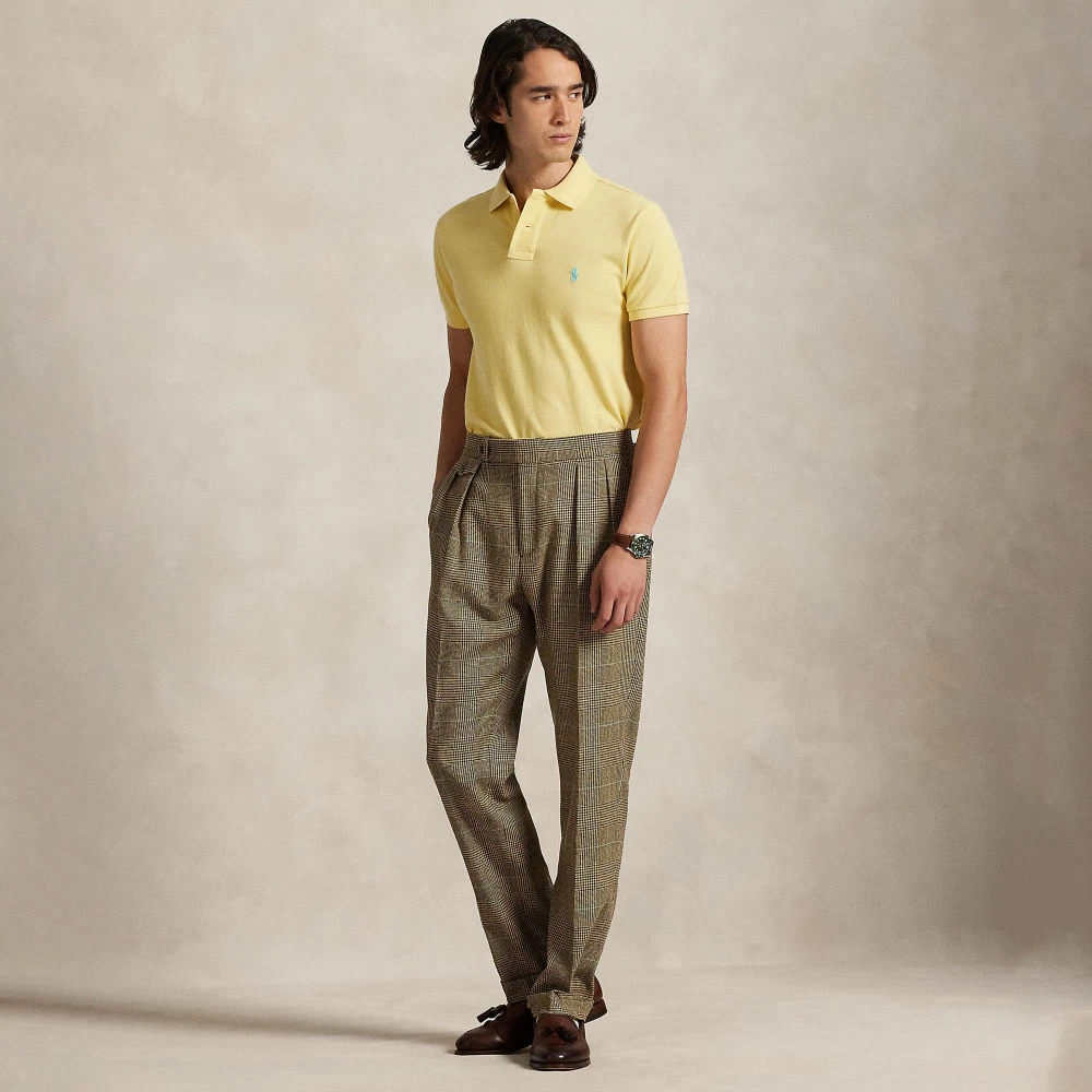 Ανδρική Μπλούζα The Iconic Mesh Polo Shirt Polo Ralph Lauren