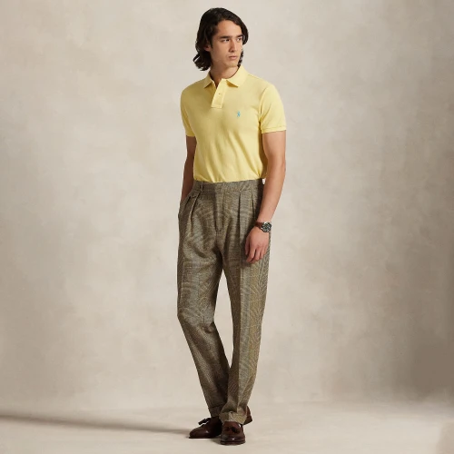 Ανδρική Μπλούζα The Iconic Mesh Polo Shirt Polo Ralph Lauren