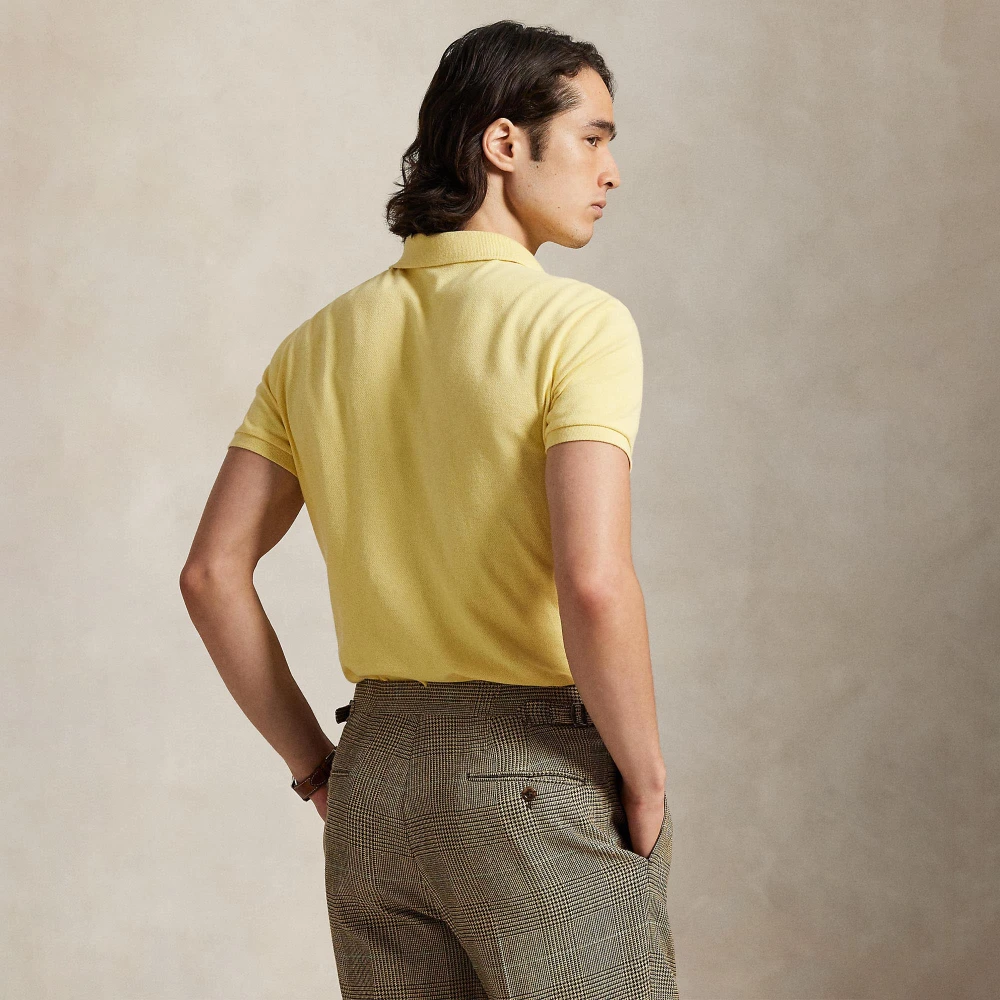 Ανδρική Μπλούζα The Iconic Mesh Polo Shirt Polo Ralph Lauren