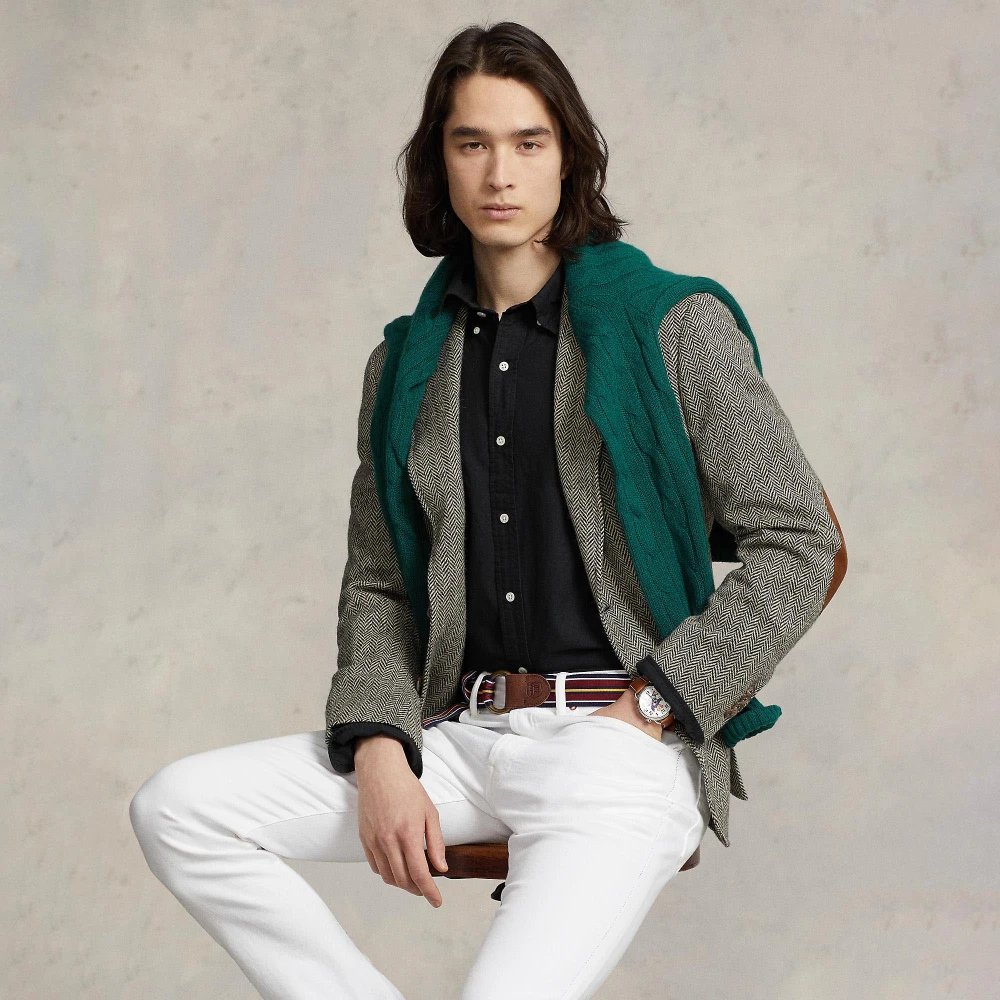 Ανδρικό Πουκάμισο Custom Fit Garment-Dyed Oxford Polo Ralph Lauren