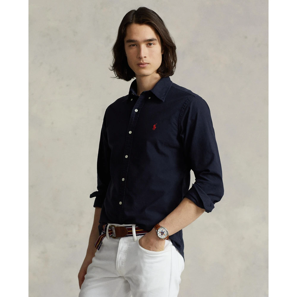 Ανδρικό Πουκάμισο Custom Fit Garment-Dyed Oxford Polo Ralph Lauren