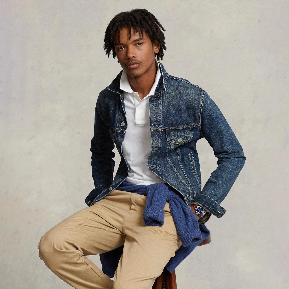 Ανδρική Μπλούζα The Iconic Mesh Polo Shirt Polo Ralph Lauren