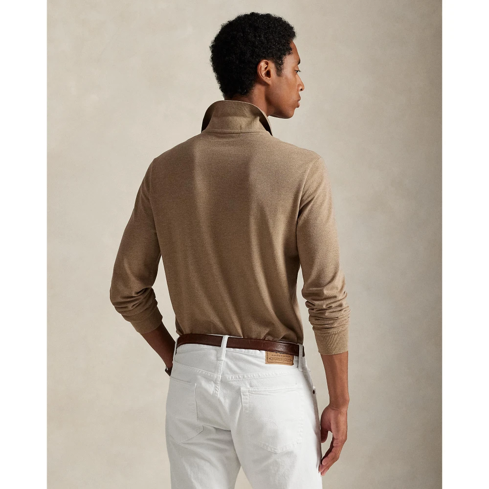 Ανδρική Μακρυμάνικη Μπλούζα Custom Slim Fit Polo Ralph Lauren