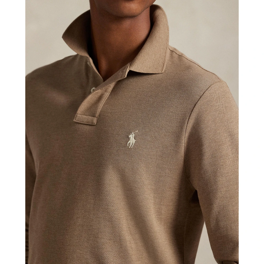Ανδρική Μακρυμάνικη Μπλούζα Custom Slim Fit Polo Ralph Lauren