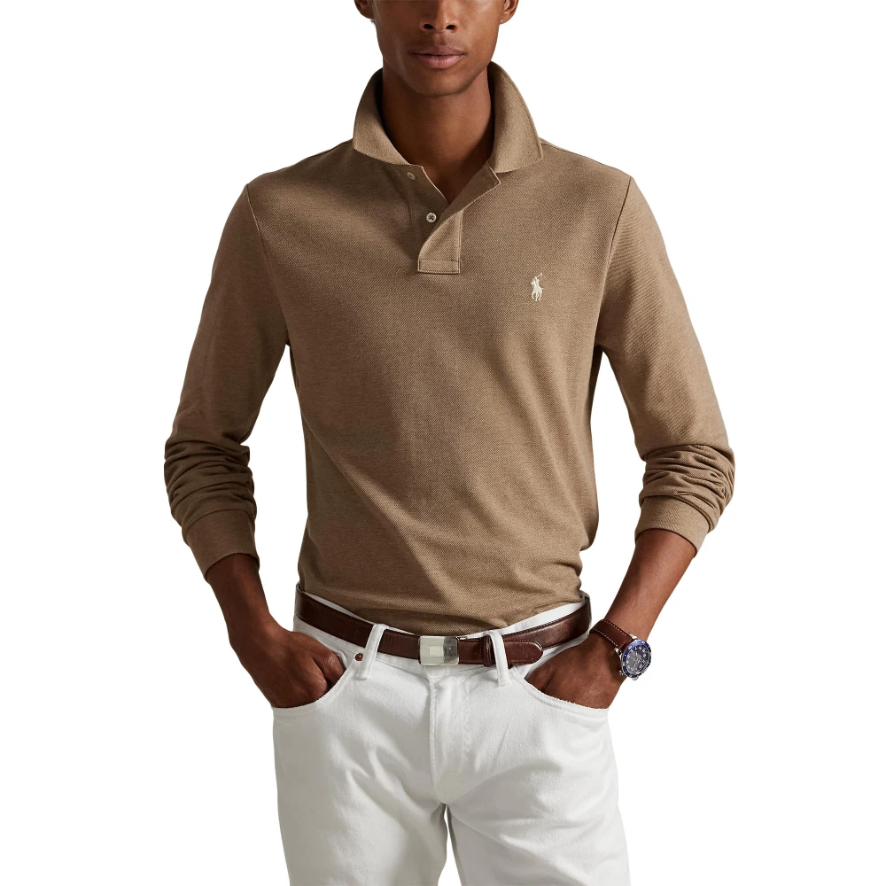 Ανδρική Μακρυμάνικη Μπλούζα Custom Slim Fit Polo Ralph Lauren