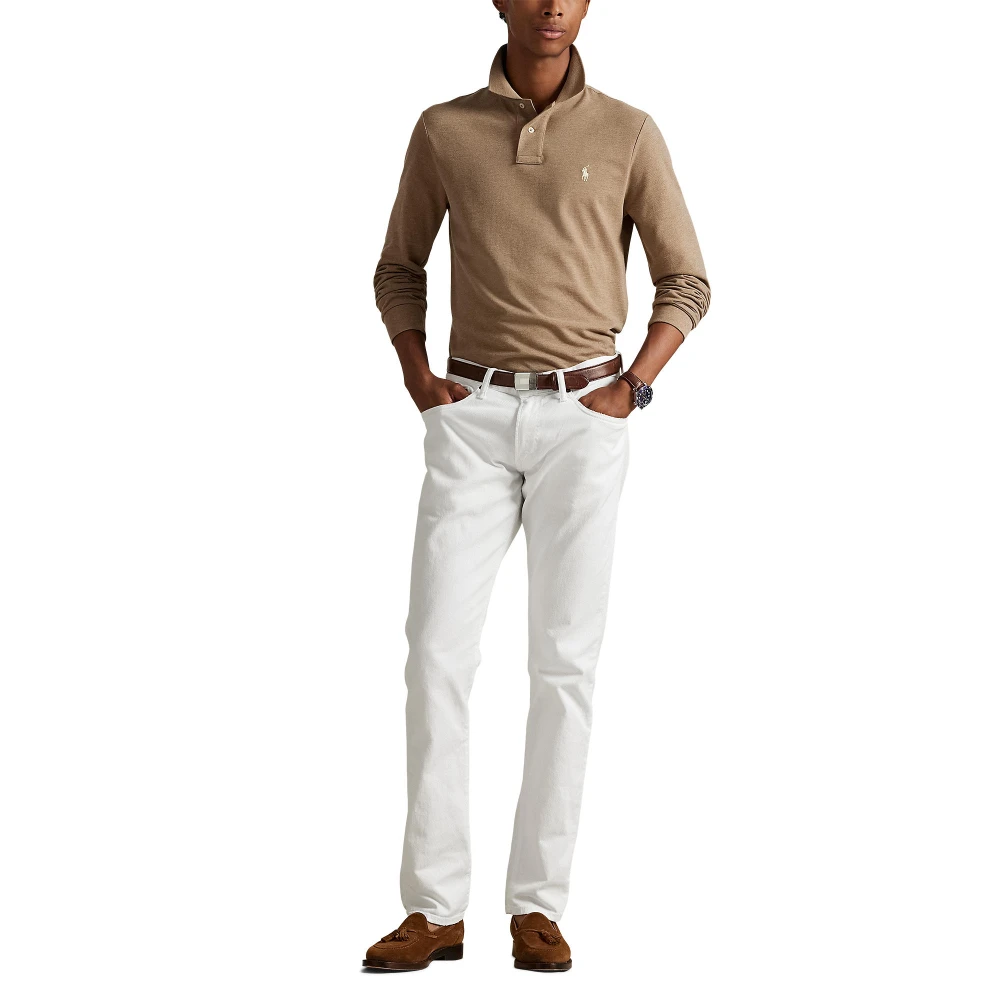 Ανδρική Μακρυμάνικη Μπλούζα Custom Slim Fit Polo Ralph Lauren