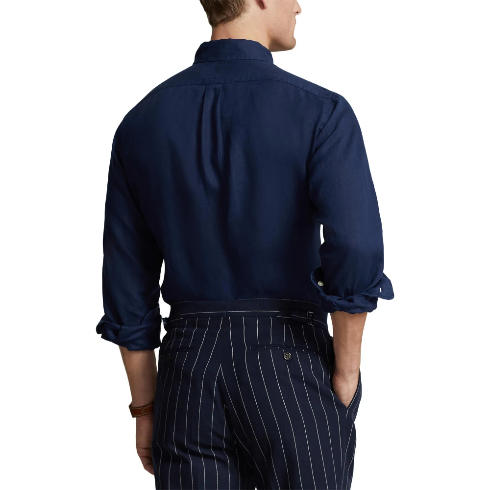 Ανδρικό Λινό Πουκάμισο Custom Fit Polo Ralph Lauren