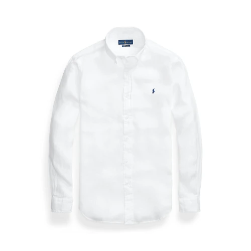 Ανδρικό Λινό Πουκάμισο Custom Fit Polo Ralph Lauren