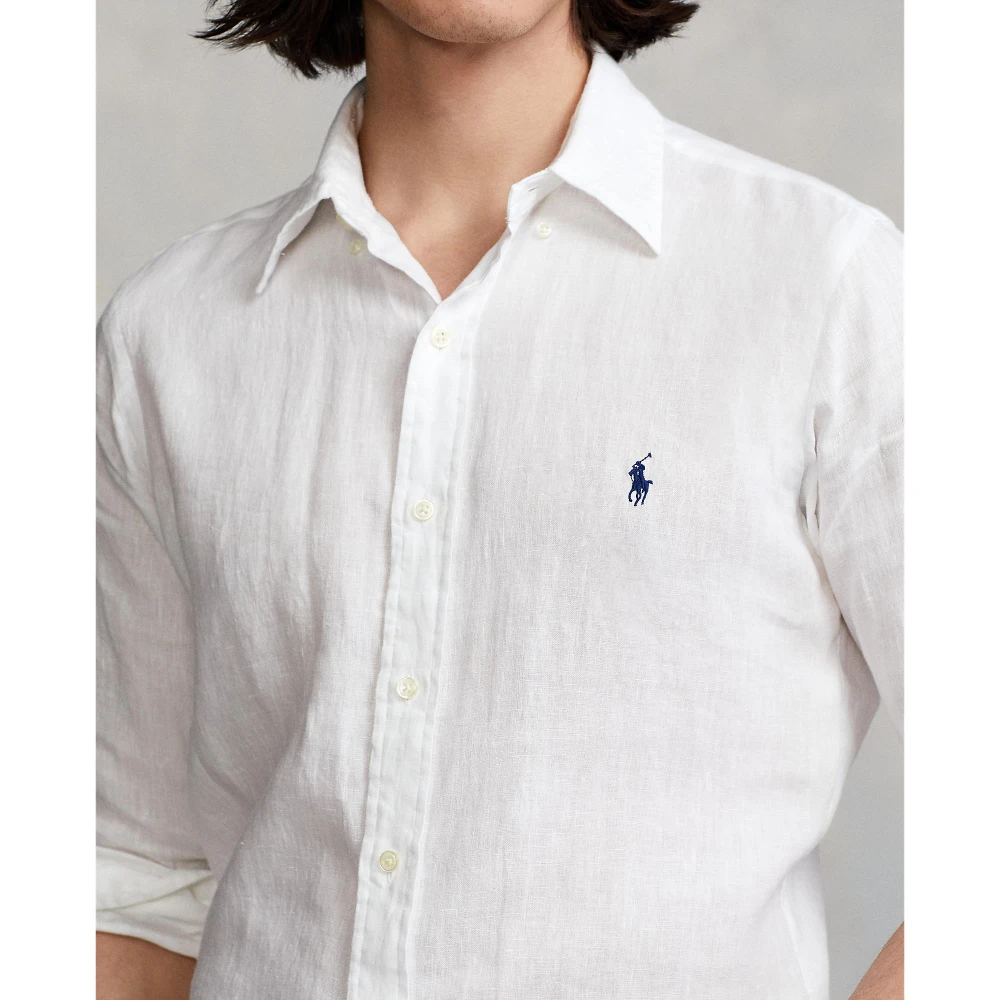 Ανδρικό Λινό Πουκάμισο Custom Fit Polo Ralph Lauren